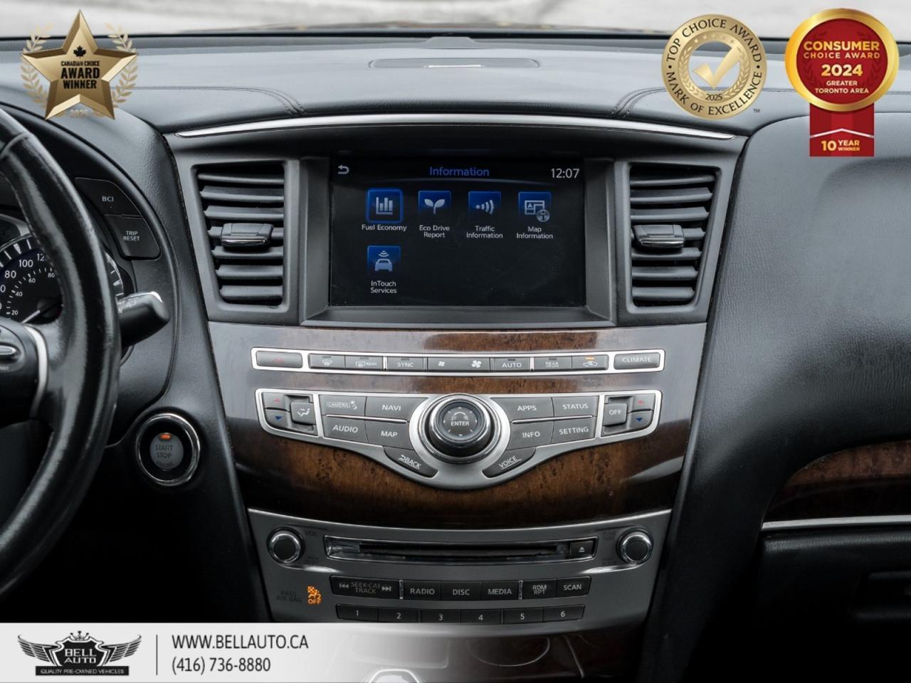 2020 INFINITI QX60 Sensory | 7PASS | NAVI | 360CAM | BOSE | PANO | REARENTRTNMNT | WOODTRIM Toronto ON