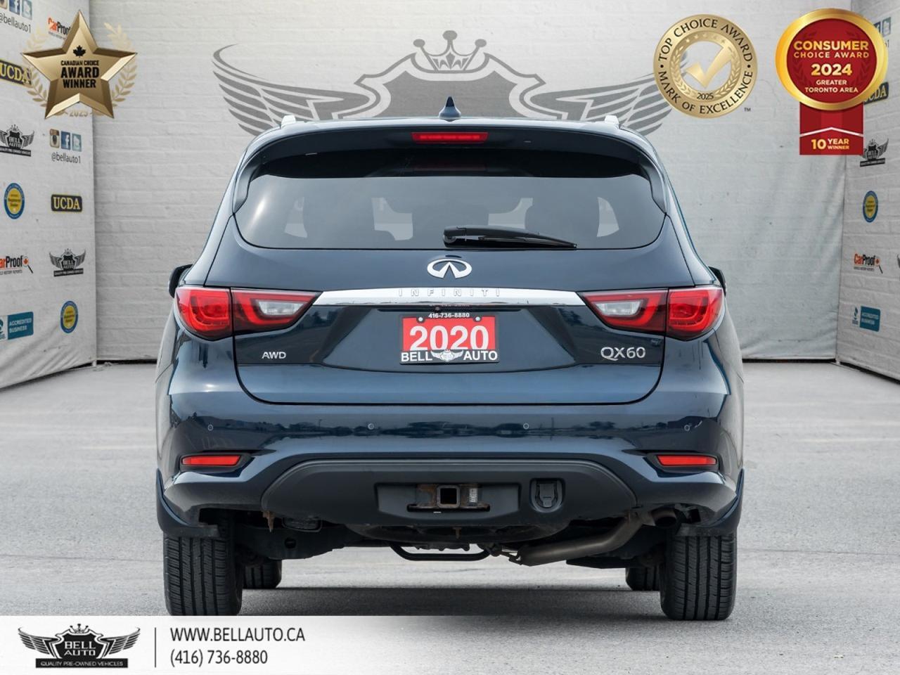 2020 INFINITI QX60 Sensory | 7PASS | NAVI | 360CAM | BOSE | PANO | REARENTRTNMNT | WOODTRIM Toronto ON