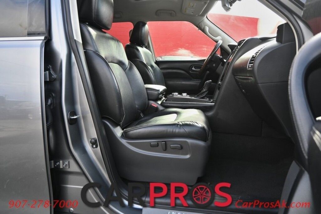 2020 INFINITI QX80 LUXE - V8 - AWD - Proassist & Driver Assist Pkg - Power Leather Heated Seats - Heated Steering Wheel - Remote Start - Bose Premium Audio - NAV - Backup Camera - Apple CarPlay/Android Auto - 3rd Row - Seats 7 - Sunroof - Tow Pkg Anchorage AK