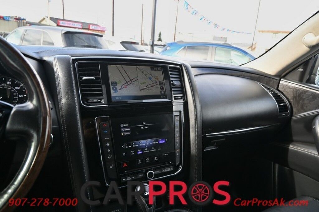 2020 INFINITI QX80 LUXE - V8 - AWD - Proassist & Driver Assist Pkg - Power Leather Heated Seats - Heated Steering Wheel - Remote Start - Bose Premium Audio - NAV - Backup Camera - Apple CarPlay/Android Auto - 3rd Row - Seats 7 - Sunroof - Tow Pkg Anchorage AK