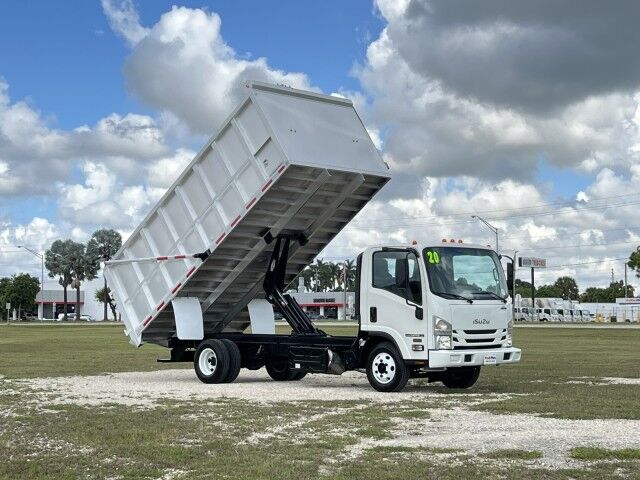 2020 Isuzu NPR-HD 14&apos; Aluminum Landscape Dump Truck Homestead FL