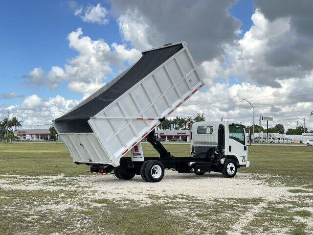 2020 Isuzu NPR-HD 14&apos; Aluminum Landscape Dump Truck Homestead FL