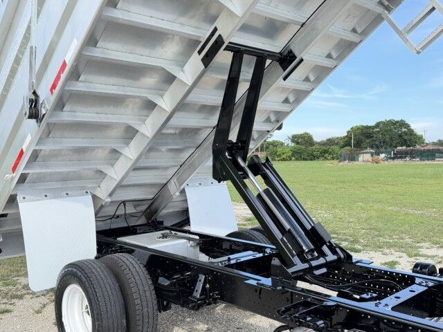 2020 Isuzu NPR-HD Crew Cab 14' Aluminum Landscape Dump Truck Homestead FL