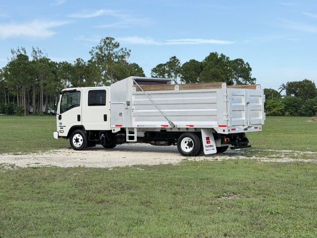 2020 Isuzu NPR-HD Crew Cab 14' Aluminum Landscape Dump Truck
