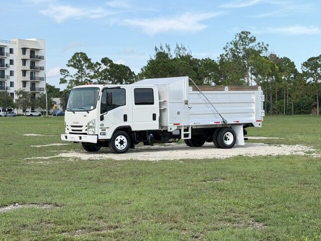 2020 Isuzu NPR-HD Crew Cab 14' Aluminum Landscape Dump Truck Homestead FL