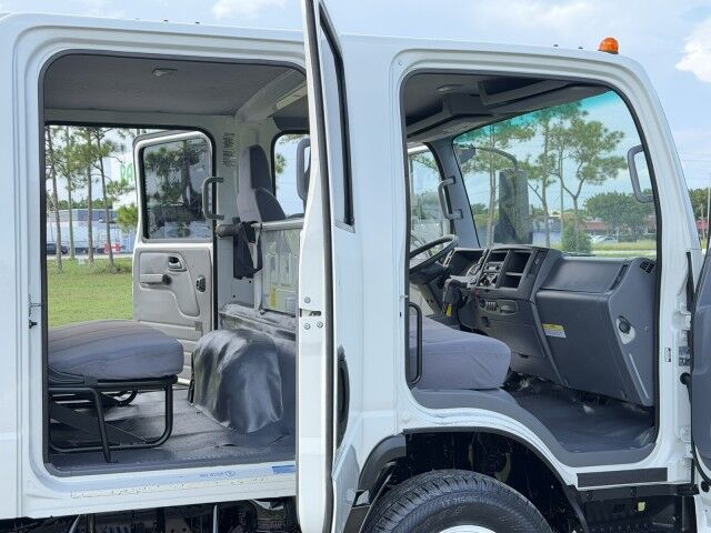 2020 Isuzu NPR-HD Crew Cab 14' Aluminum Landscape Dump Truck Homestead FL