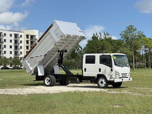 2020 Isuzu NPR-XD Crew Cab 14' Aluminum Landscape Dump Truck