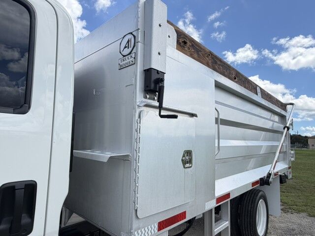 2020 Isuzu NPR-XD Crew Cab 14' Aluminum Landscape Dump Truck Homestead FL