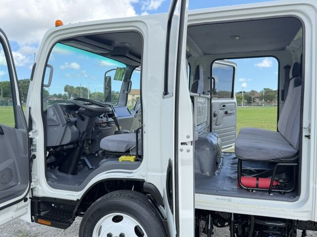 2020 Isuzu NPR-XD Crew Cab 14' Aluminum Landscape Dump Truck Homestead FL