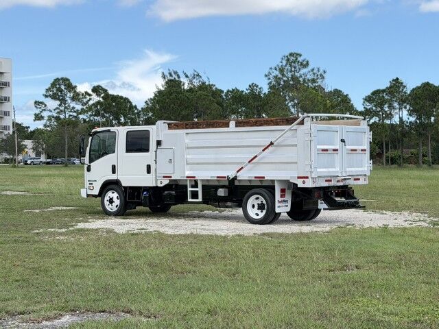 2020 Isuzu NPR-XD Crew Cab 14' Aluminum Landscape Dump Truck