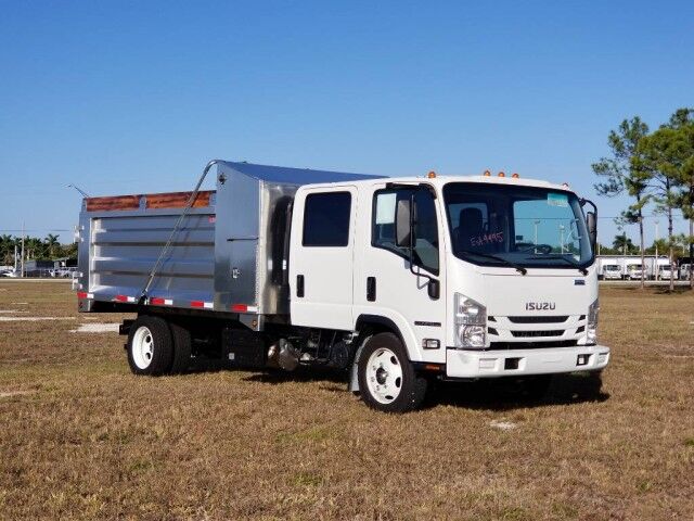 2020 Isuzu NPR-XD Crew Cab 14&apos; BABCO Landscape Dump Truck (Diesel) Homestead FL