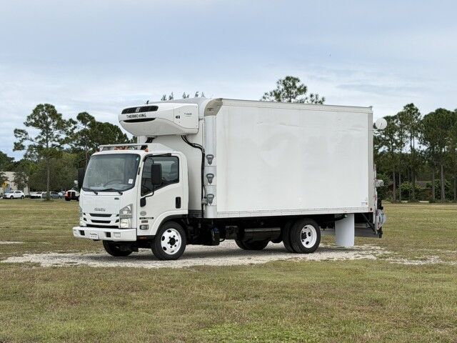 2020 Isuzu NQR 16' Refrigerated Truck with 3,300 lbs. Rail Gate