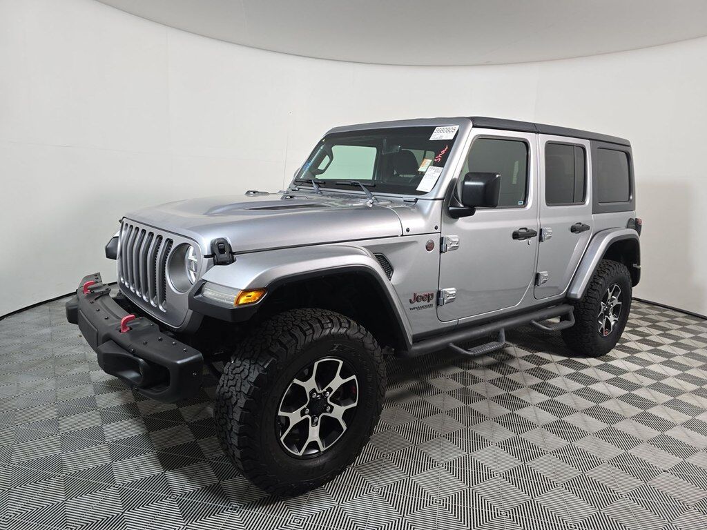 SUV 2020 JEEP WRANGLER UNLIMI SILVER 2.0L 4 Cyl 4 Wheel Drive RUBICON KBB VALUE 33K WOW