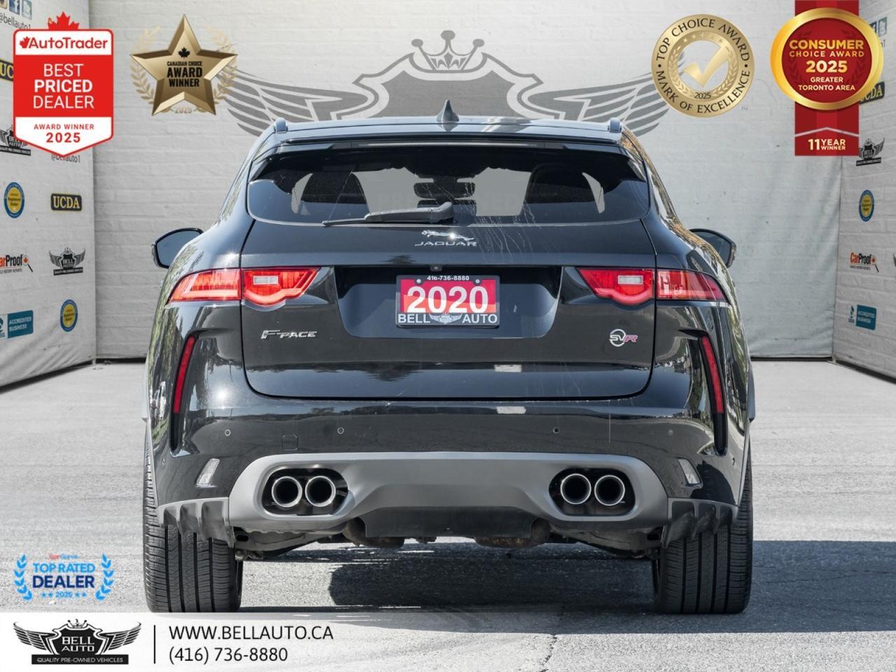 2020 Jaguar F-PACE SVR | PANO | B.SPOT | B.CAM | MMRY & PWR LTHR | NOACCIDENT Toronto ON