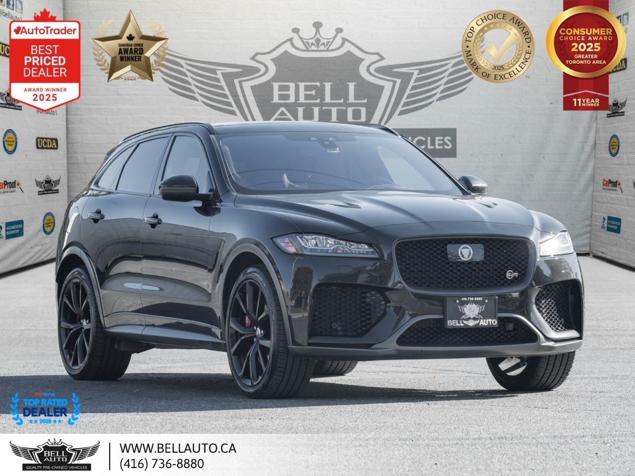 2020 Jaguar F-PACE SVR | PANO | B.SPOT | B.CAM | MMRY & PWR LTHR | NOACCIDENT Toronto ON