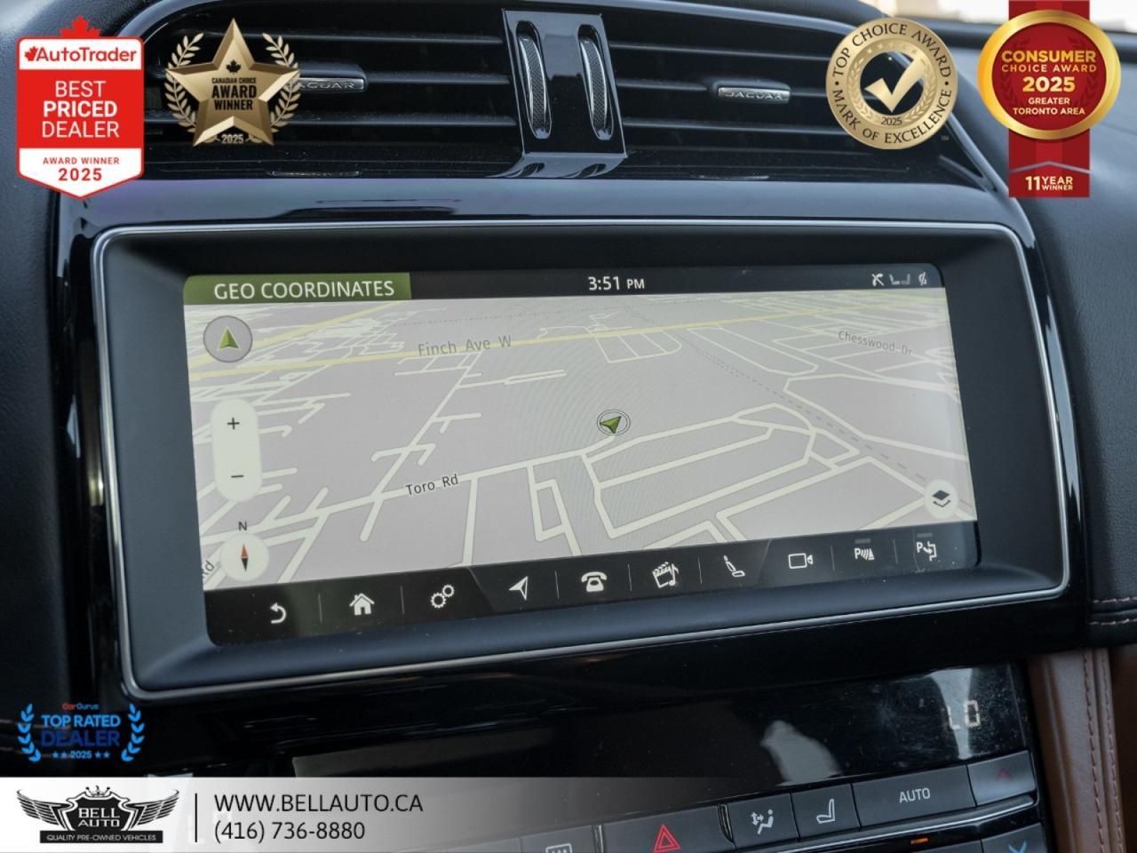 2020 Jaguar F-PACE SVR NAVI B.CAM PANO MERIDIAN NOACCIDENT Toronto ON