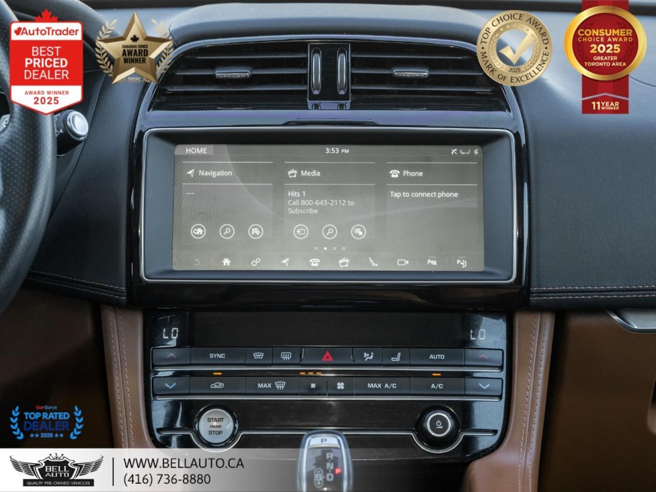 2020 Jaguar F-PACE SVR NAVI B.CAM PANO MERIDIAN NOACCIDENT Toronto ON