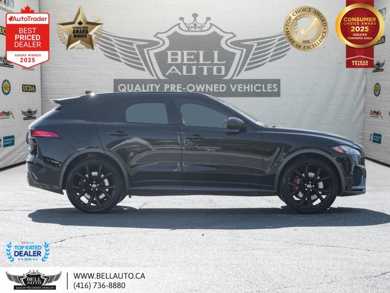 2020 Jaguar F-PACE SVR NAVI B.CAM PANO MERIDIAN NOACCIDENT Toronto ON