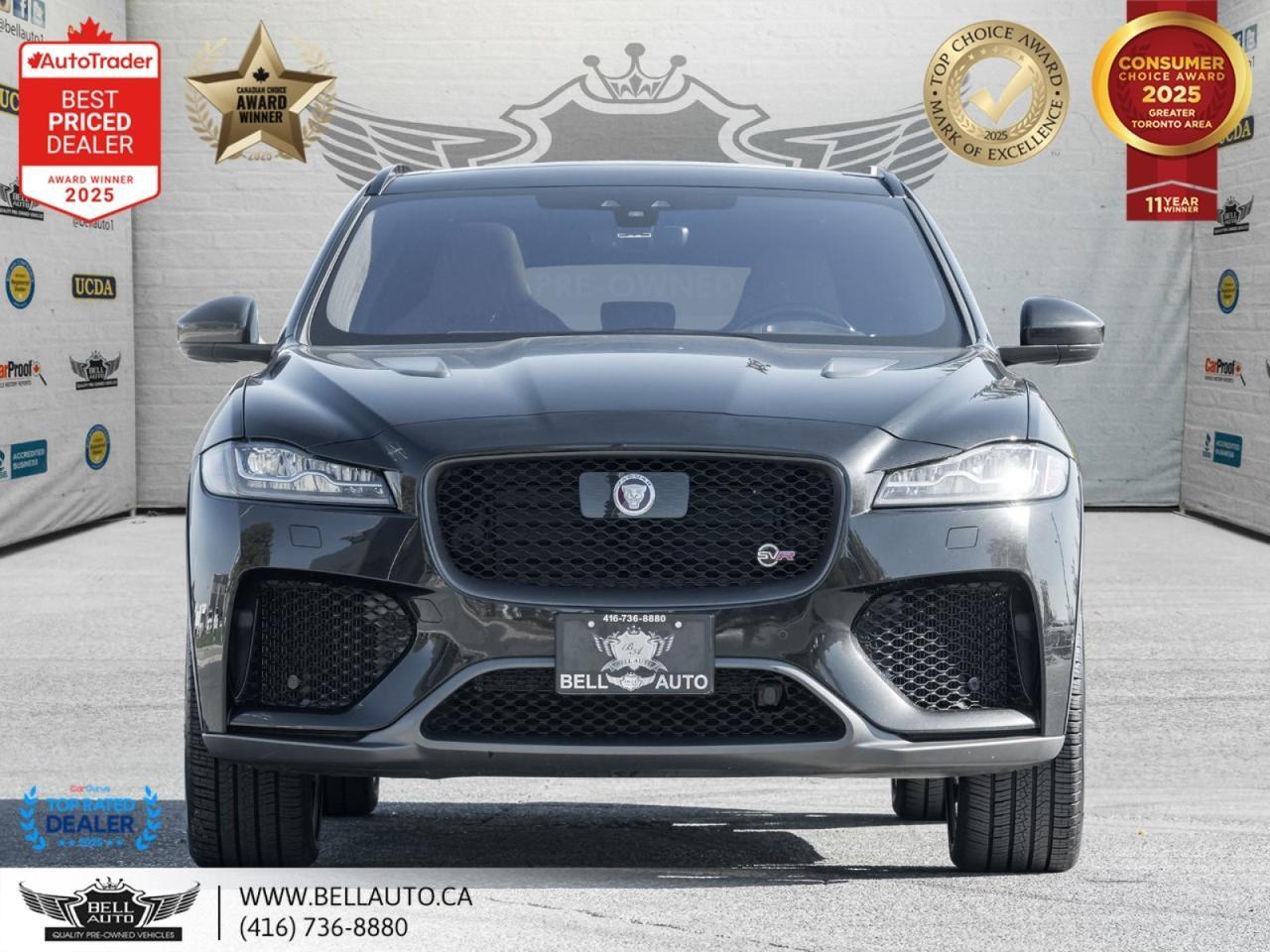 2020 Jaguar F-PACE SVR NAVI B.CAM PANO MERIDIAN NOACCIDENT Toronto ON