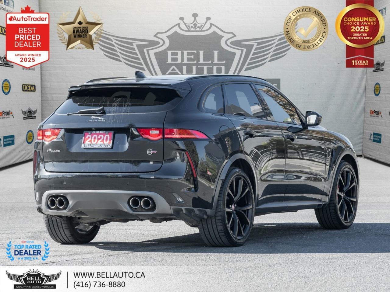2020 Jaguar F-PACE SVR NAVI B.CAM PANO MERIDIAN NOACCIDENT Toronto ON
