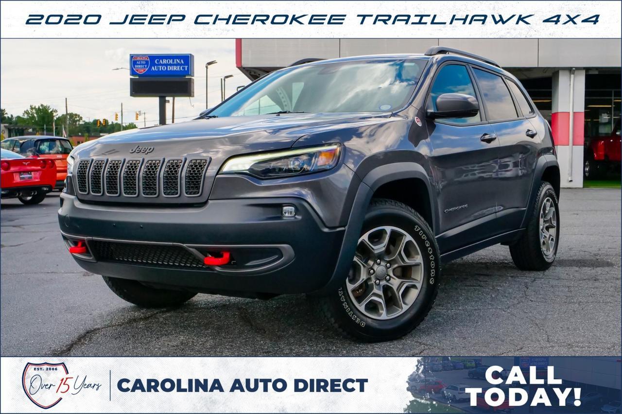 2020 Jeep Cherokee Trailhawk 4X4 / Leather Seats / 3.2L V6! Lincolnton NC