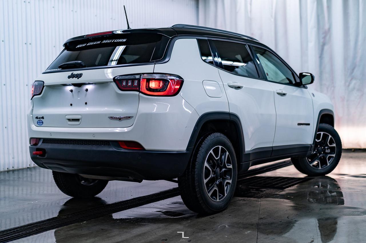 2020 Jeep Compass 4x4 Trailhawk Leather Roof Nav BCam Red Deer AB