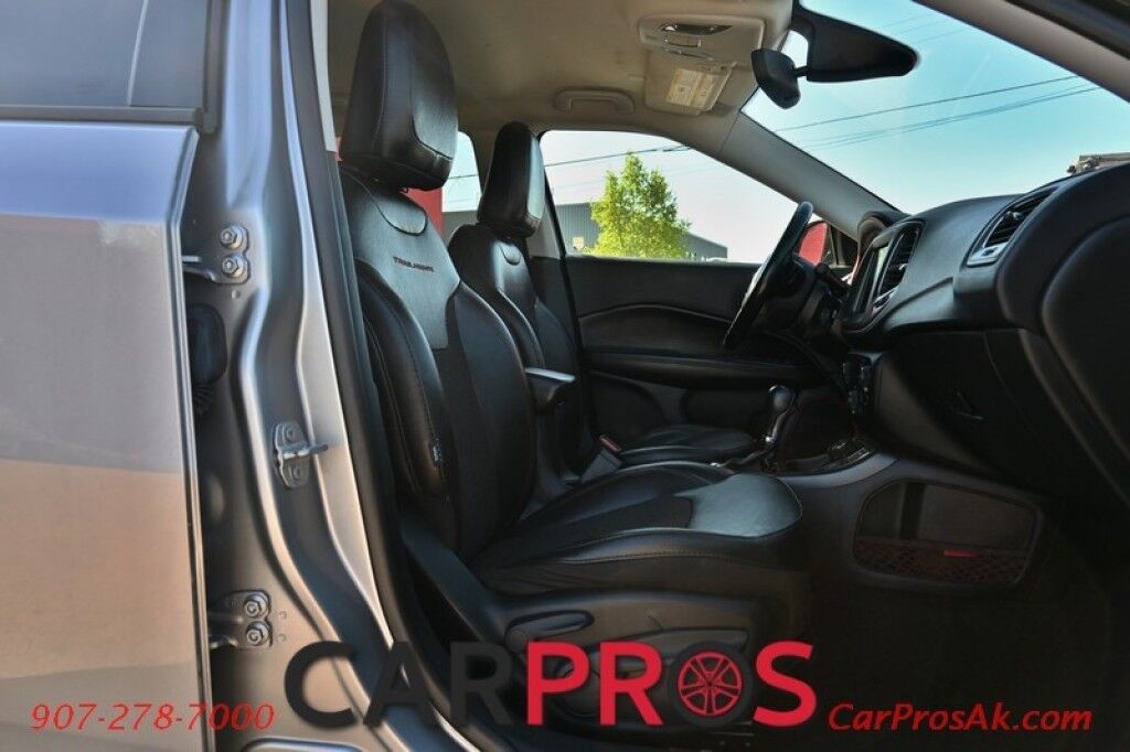 2020 Jeep Compass Trailhawk - 4X4 - Off Road Suspension - Premium Cloth / Leather Bucket Seats - Bluetooth - Apple & Google Play & Android Auto - Air Conditioning - Power Windows & Door Locks - Aluminum Wheels - Fog Lights Anchorage AK
