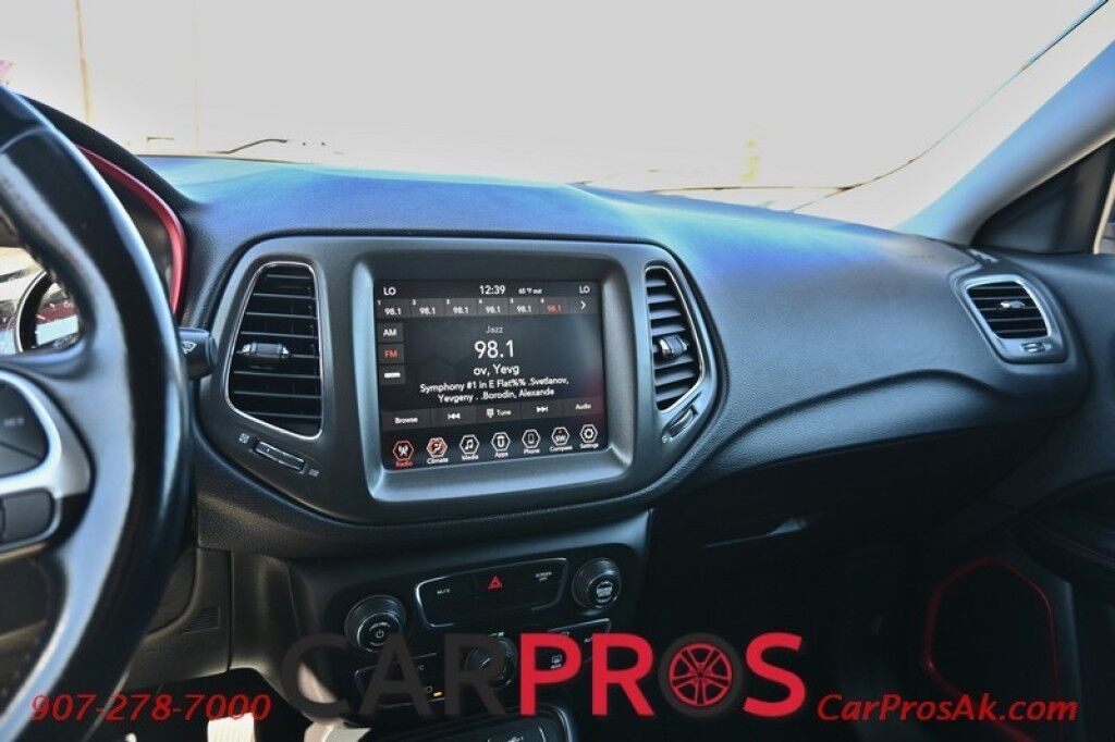 2020 Jeep Compass Trailhawk - 4X4 - Off Road Suspension - Premium Cloth / Leather Bucket Seats - Bluetooth - Apple & Google Play & Android Auto - Air Conditioning - Power Windows & Door Locks - Aluminum Wheels - Fog Lights Anchorage AK