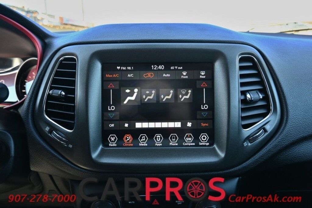 2020 Jeep Compass Trailhawk - 4X4 - Off Road Suspension - Premium Cloth / Leather&ndash;Trim Bucket Seats - Bluetooth With Apple &amp; Google Play &amp; Android Auto - Air Conditioning - Power Windows &amp; Door Locks - Aluminum Wheels - Fog Lights Anchorage AK