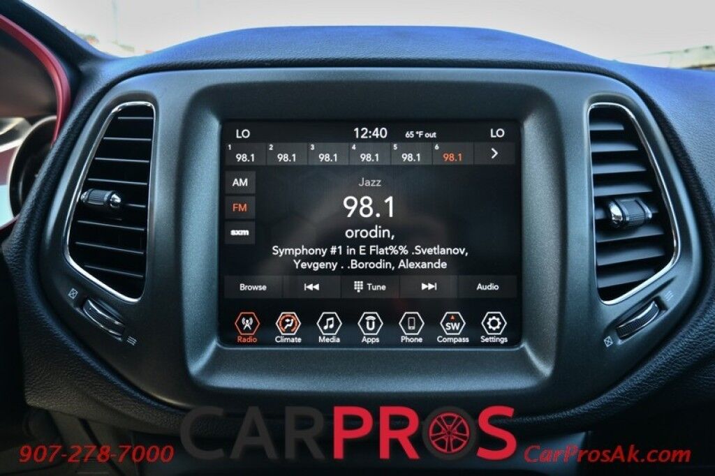 2020 Jeep Compass Trailhawk - 4X4 - Off Road Suspension - Premium Cloth / Leather&ndash;Trim Bucket Seats - Bluetooth With Apple &amp; Google Play &amp; Android Auto - Air Conditioning - Power Windows &amp; Door Locks - Aluminum Wheels - Fog Lights Anchorage AK