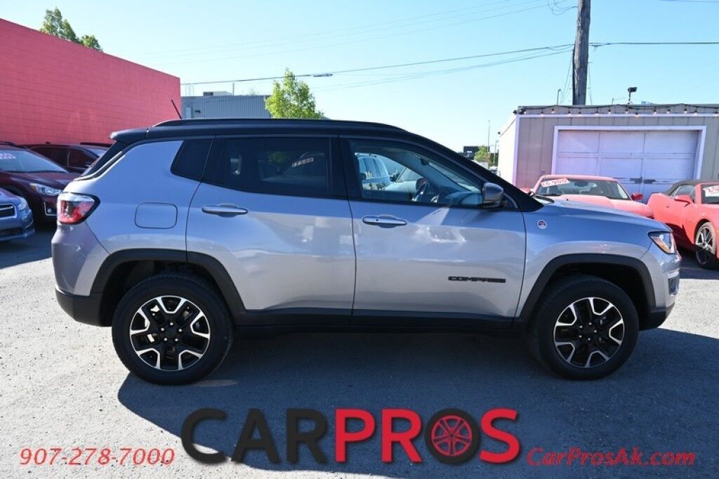 2020 Jeep Compass Trailhawk - 4X4 - Off Road Suspension - Premium Cloth / Leather&ndash;Trim Bucket Seats - Bluetooth With Apple &amp; Google Play &amp; Android Auto - Air Conditioning - Power Windows &amp; Door Locks - Aluminum Wheels - Fog Lights Anchorage AK