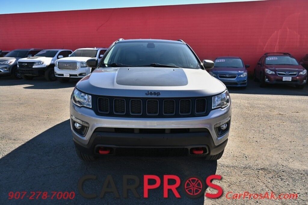 2020 Jeep Compass Trailhawk - 4X4 - Off Road Suspension - Premium Cloth / Leather&ndash;Trim Bucket Seats - Bluetooth With Apple &amp; Google Play &amp; Android Auto - Air Conditioning - Power Windows &amp; Door Locks - Aluminum Wheels - Fog Lights Anchorage AK