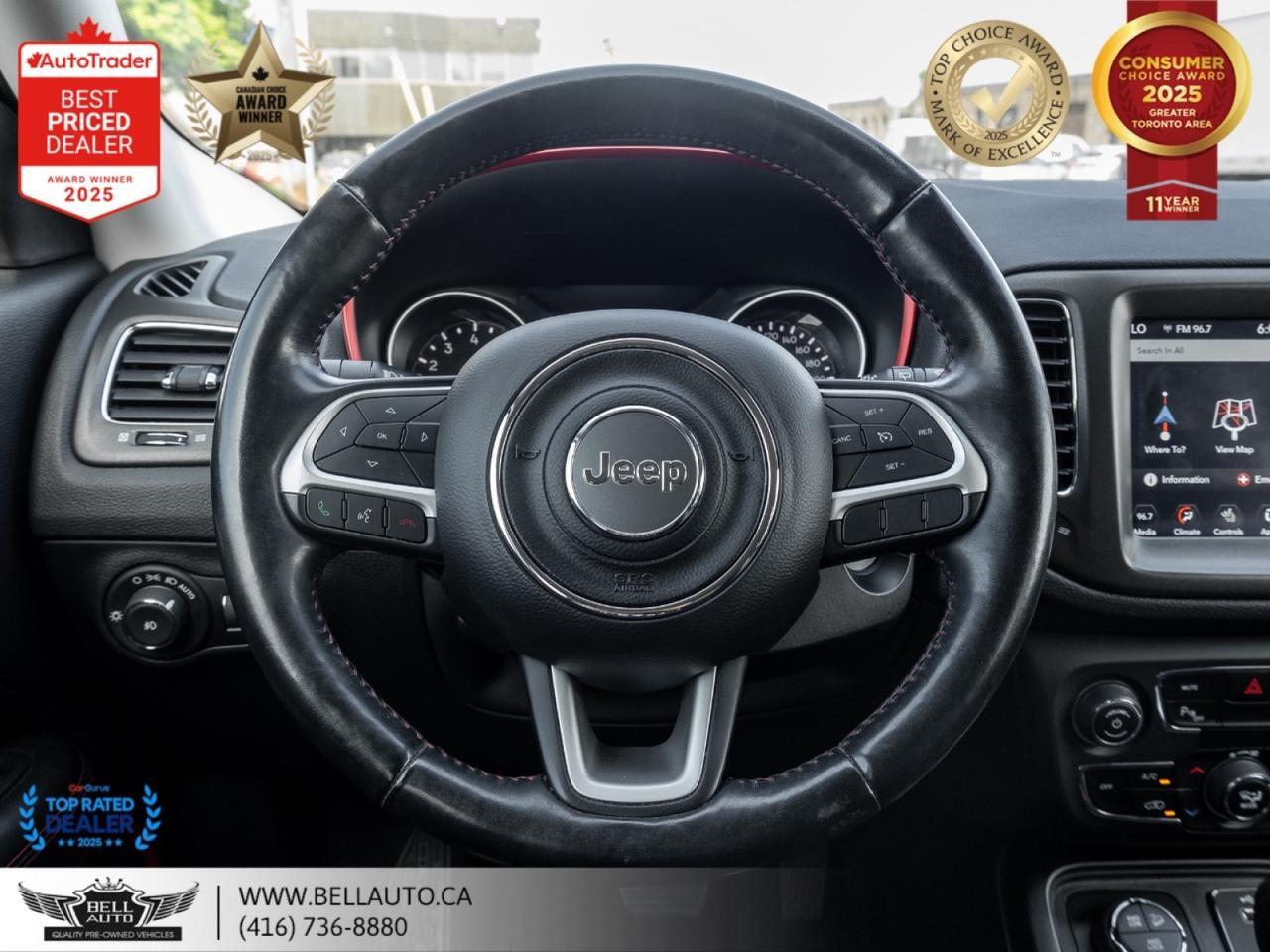 2020 Jeep Compass Trailhawk | 4WD | NAVI | B.CAM | DRVEMDS | LTHR | NOACCIDENT Toronto ON