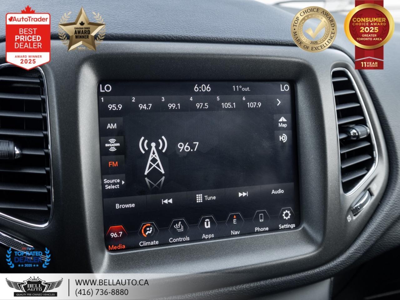 2020 Jeep Compass Trailhawk | 4WD | NAVI | B.CAM | DRVEMDS | LTHR | NOACCIDENT Toronto ON