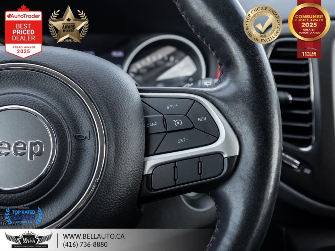 2020 Jeep Compass Trailhawk | 4WD | NAVI | B.CAM | DRVEMDS | LTHR | NOACCIDENT Toronto ON
