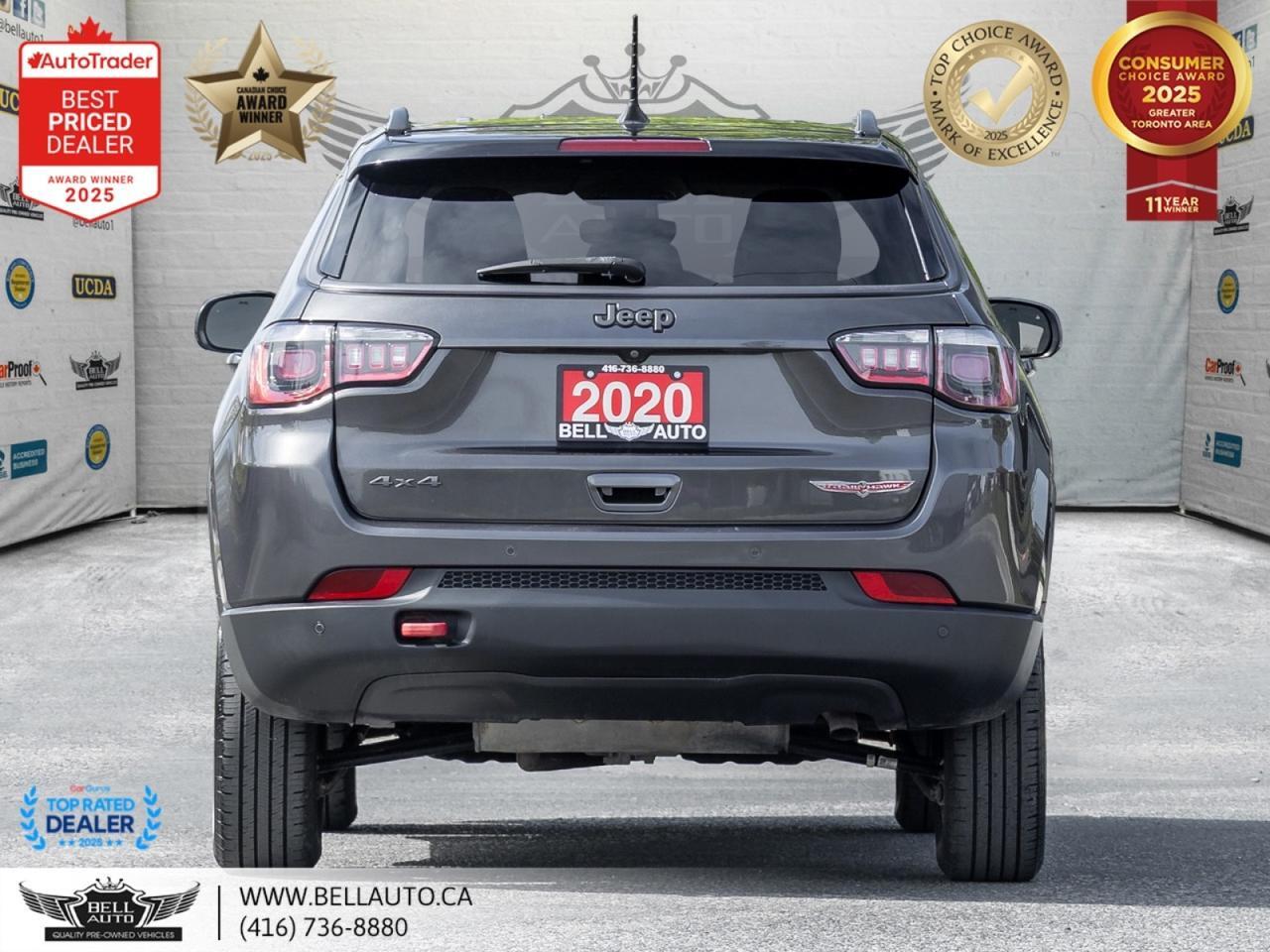 2020 Jeep Compass Trailhawk | 4WD | NAVI | B.CAM | DRVEMDS | LTHR | NOACCIDENT Toronto ON