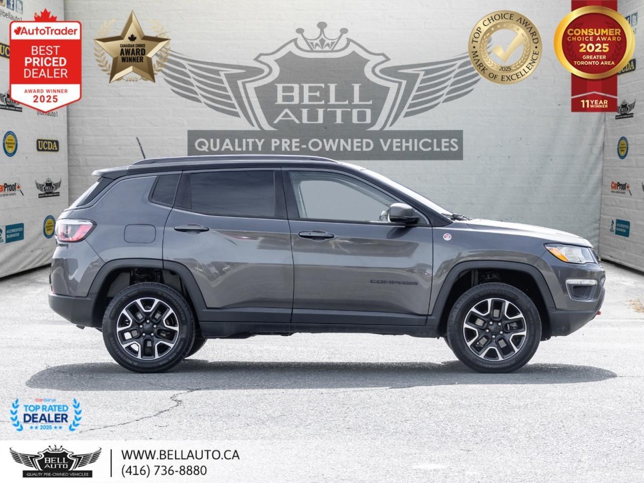 2020 Jeep Compass Trailhawk | 4WD | NAVI | B.CAM | DRVEMDS | LTHR | NOACCIDENT Toronto ON
