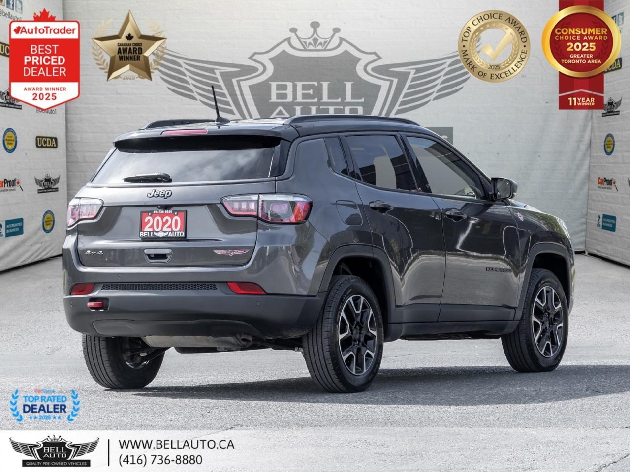 2020 Jeep Compass Trailhawk | 4WD | NAVI | B.CAM | DRVEMDS | LTHR | NOACCIDENT Toronto ON
