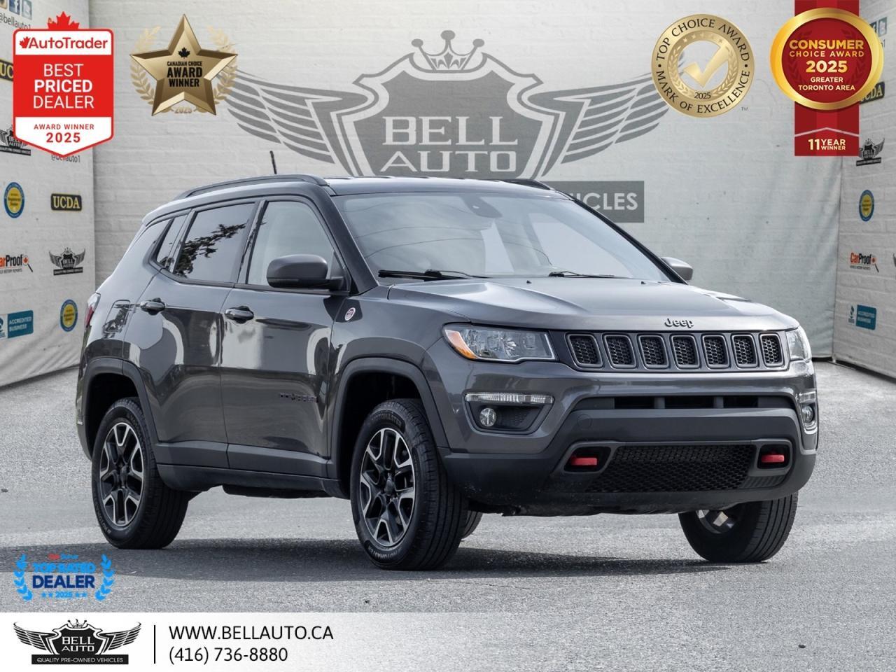 2020 Jeep Compass Trailhawk | 4WD | NAVI | B.CAM | DRVEMDS | LTHR | NOACCIDENT