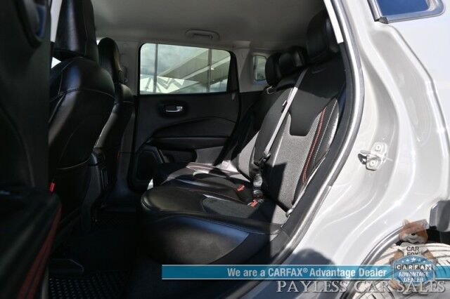 2020 Jeep Compass Trailhawk / 4X4 / Automatic / Premium Leather Trimmed Seats / Cruise Control / Apple CarPlay & Android Auto / Power Windows, Locks & Mirrors / Keyless Entry & Start / Back Up Cam / 30 MPG Anchorage AK