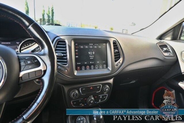 2020 Jeep Compass Trailhawk / 4X4 / Automatic / Premium Leather Trimmed Seats / Cruise Control / Apple CarPlay & Android Auto / Power Windows, Locks & Mirrors / Keyless Entry & Start / Back Up Cam / 30 MPG Anchorage AK