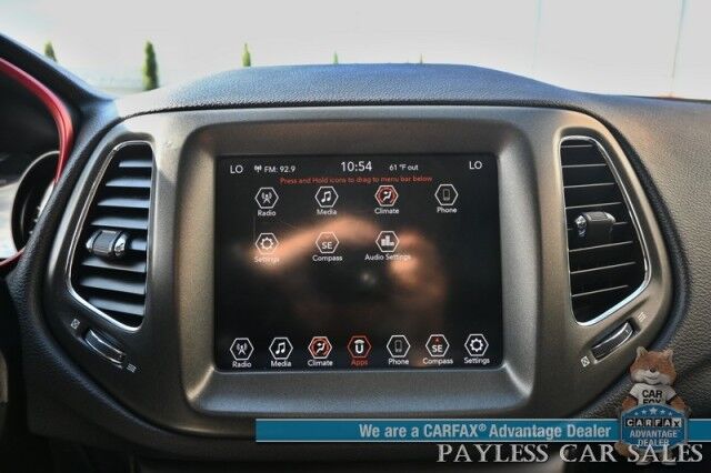 2020 Jeep Compass Trailhawk / 4X4 / Automatic / Premium Leather Trimmed Seats / Cruise Control / Apple CarPlay & Android Auto / Power Windows, Locks & Mirrors / Keyless Entry & Start / Back Up Cam / 30 MPG Anchorage AK