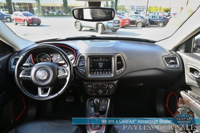 2020 Jeep Compass Trailhawk / 4X4 / Automatic / Premium Leather Trimmed Seats / Cruise Control / Apple CarPlay & Android Auto / Power Windows, Locks & Mirrors / Keyless Entry & Start / Back Up Cam / 30 MPG Anchorage AK