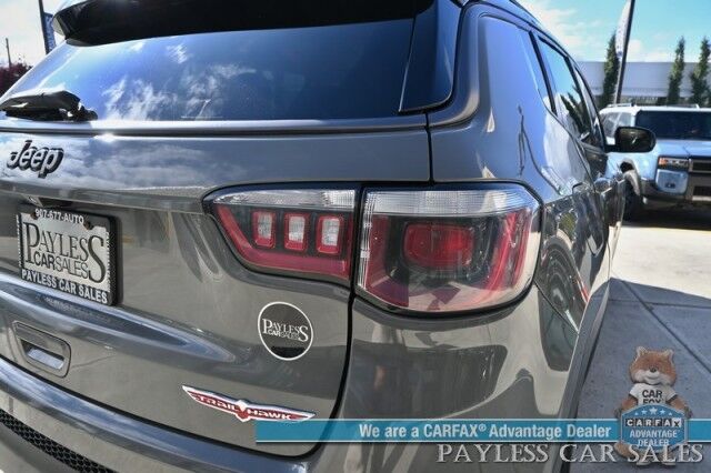 2020 Jeep Compass Trailhawk / 4X4 / Automatic / Premium Leather Trimmed Seats / Cruise Control / Apple CarPlay & Android Auto / Power Windows, Locks & Mirrors / Keyless Entry & Start / Back Up Cam / 30 MPG Anchorage AK