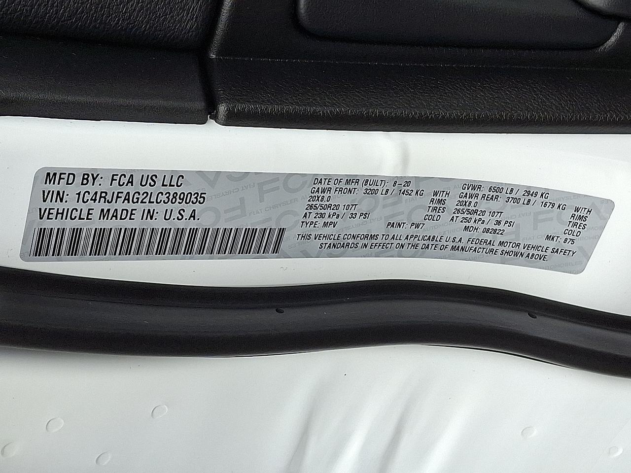 2020 Jeep Grand Cherokee Altitude 4X4 Vineland NJ