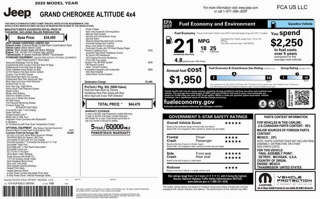 2020 Jeep Grand Cherokee