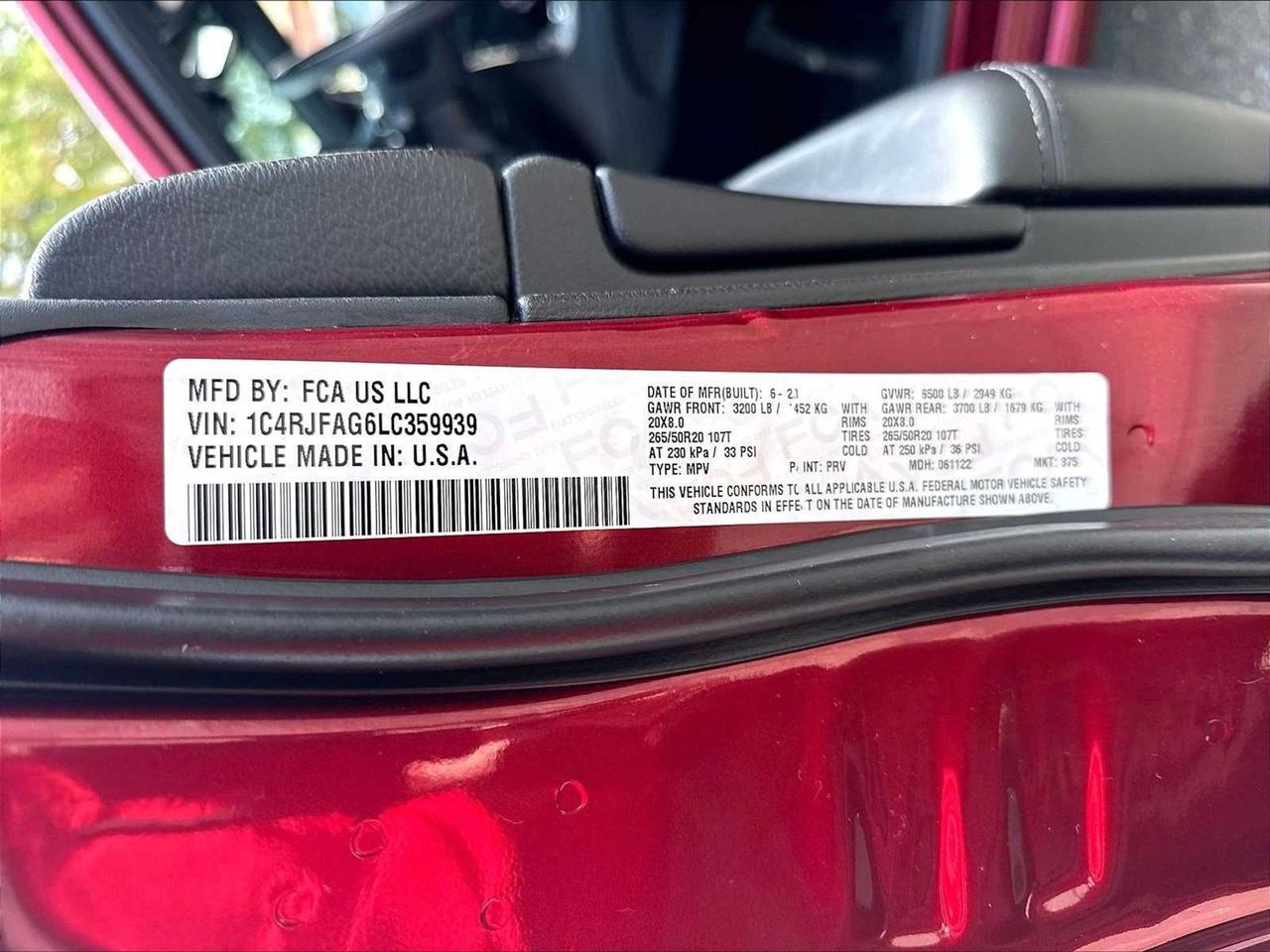 2020 Jeep Grand Cherokee Altitude Roseville CA