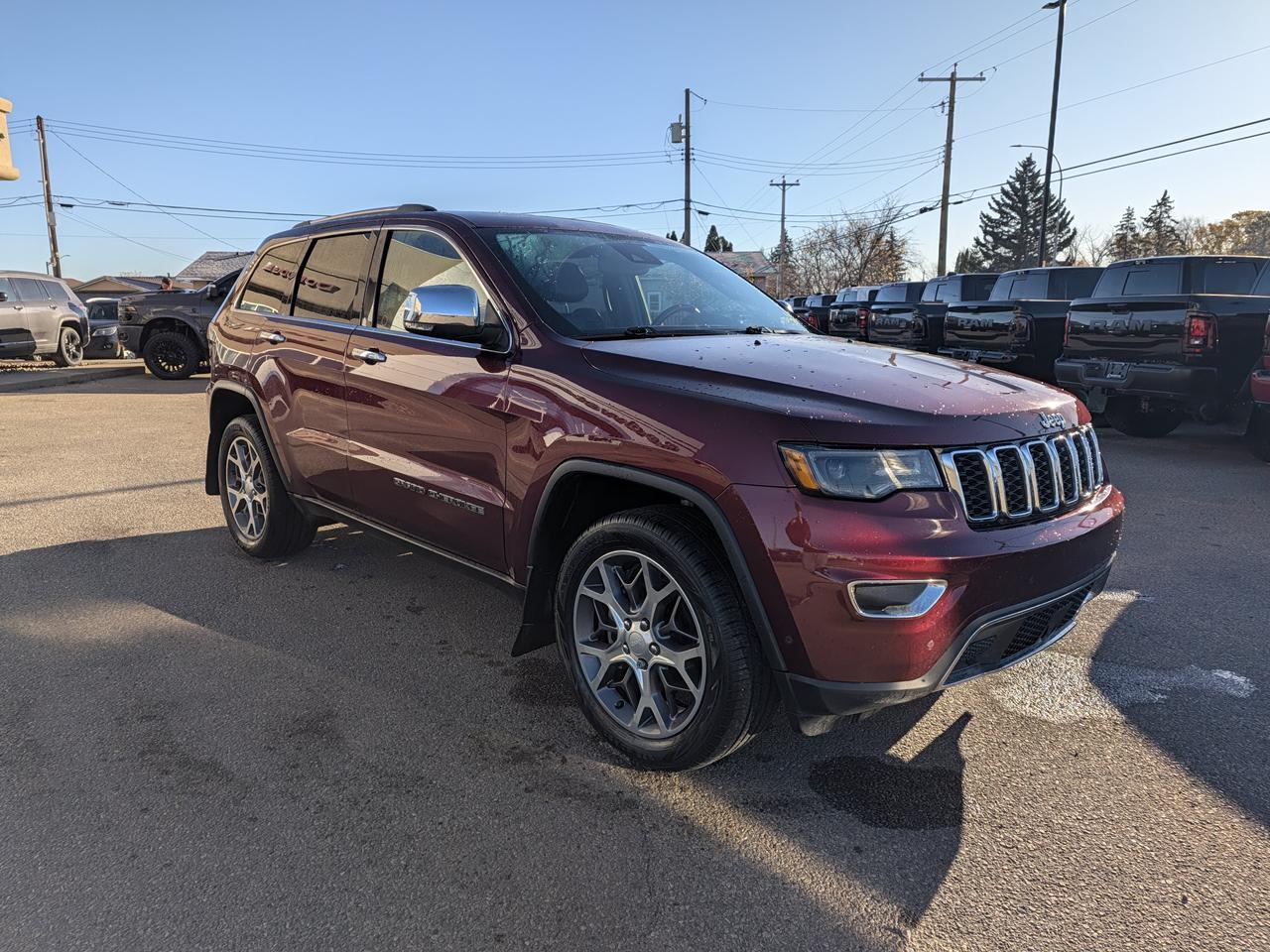 2020 Jeep Grand Cherokee Limited 4x4 | V6 Pentastar | Nappa Leather Heated Vented Seats | NAV | Power Sunroof Redwater AB