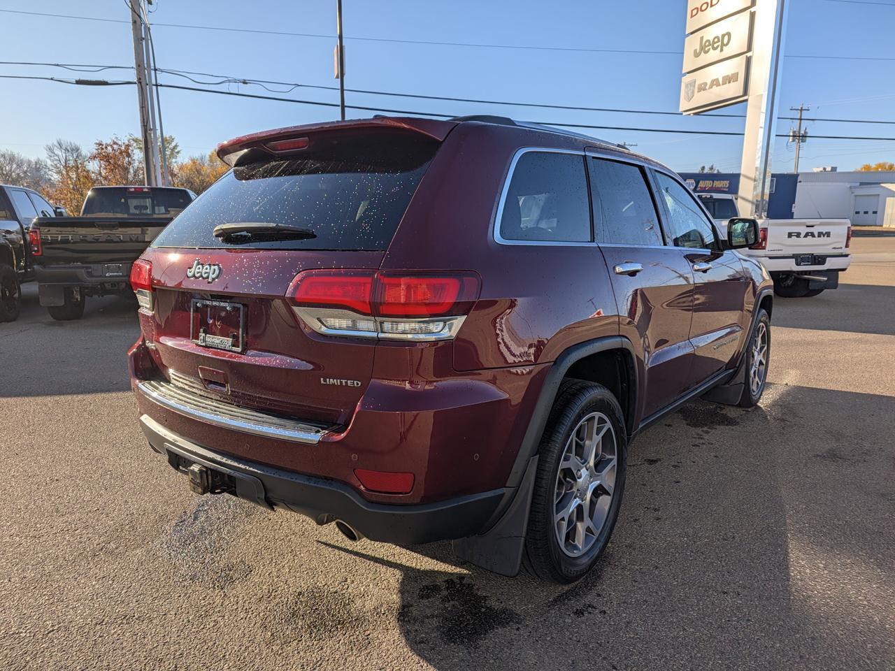 2020 Jeep Grand Cherokee Limited 4x4 | V6 Pentastar | Nappa Leather Heated Vented Seats | NAV | Power Sunroof Redwater AB