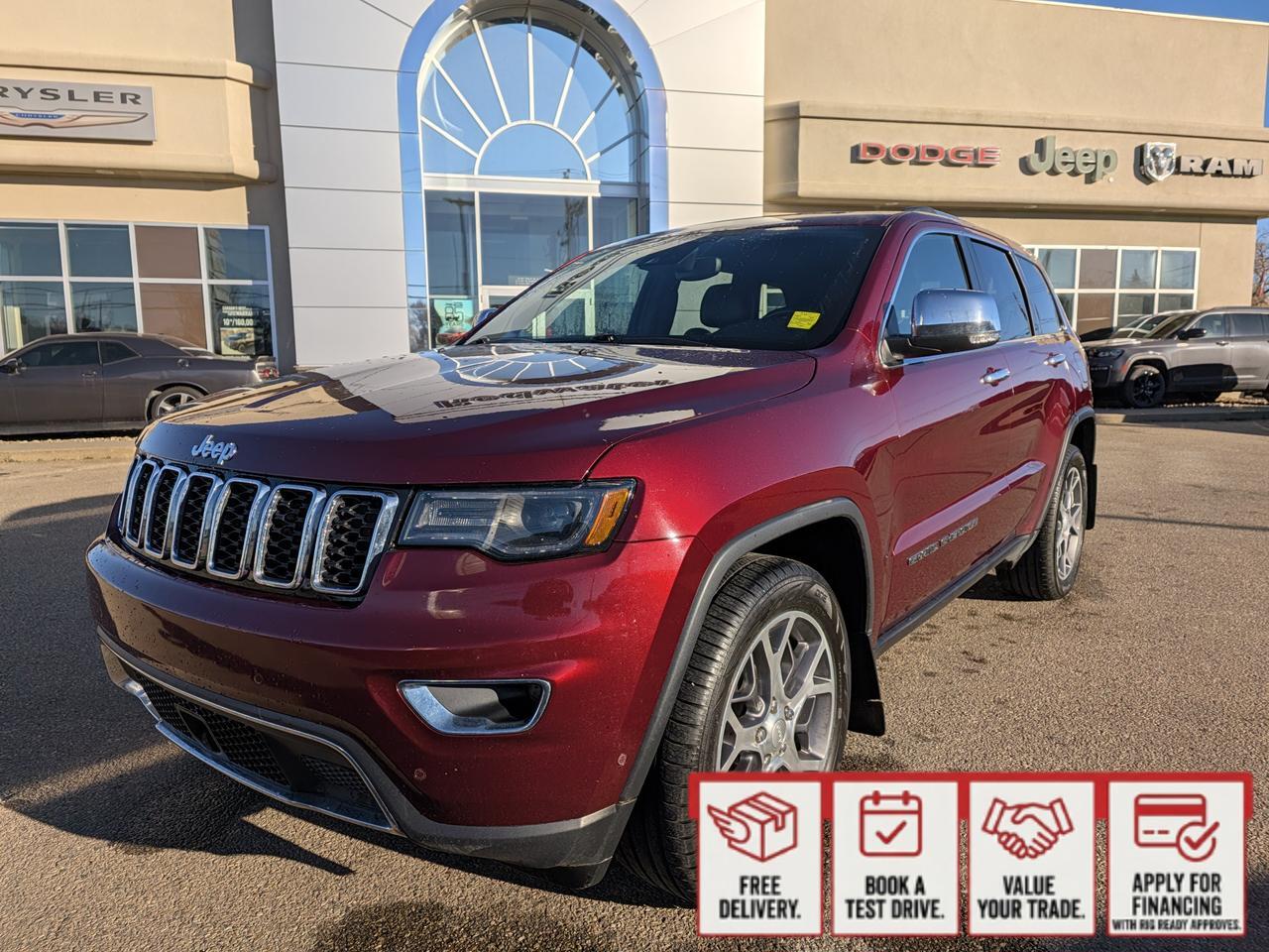 2020 Jeep Grand Cherokee Limited 4x4 | V6 Pentastar | Nappa Leather Heated Vented Seats | NAV | Power Sunroof